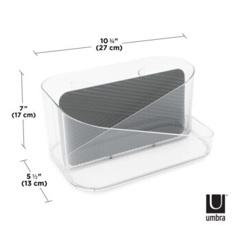 Priehľadný kúpeľňový organizér Glam – Umbra - Image 4