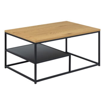 Konferenčný stolík s doskou v dubovom dekore v prírodnej farbe 60x90 cm Gila – Actona - Image 3