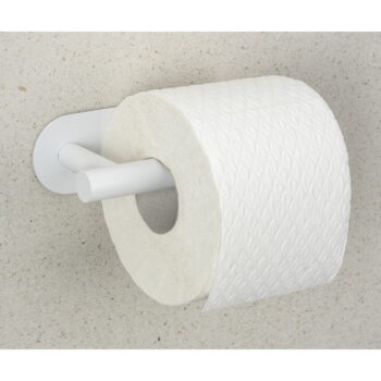 Biely samodržiaci držiak na toaletný papier z nehrdzavejúcej ocele Orea – Wenko – Obrázok 4