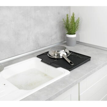 Tmavosivý odkvapkávač Wenko Nelia, 34 x 40 cm – Obrázok 5