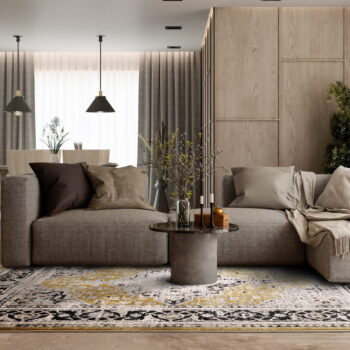 Okrovožltý koberec 200x290 cm Sovereign – Asiatic Carpets - Image 2