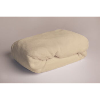 Krémovobiela napínacia plachta z mikroflanelu 180x200 cm Basic – Jerry Fabrics – Obrázok 4