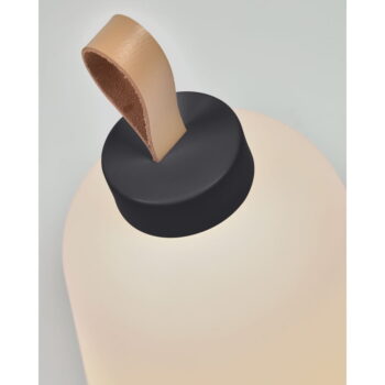 Biela plastová LED stmievateľná stolová lampa (výška 24 cm) Udiya – Kave Home - Image 9