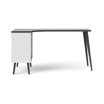 Pracovný stôl s čiernou doskou 145x81 cm Oslo - Tvilum - Image 4