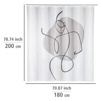 Sprchový záves 180x200 cm Ladyline - Wenko - Image 2