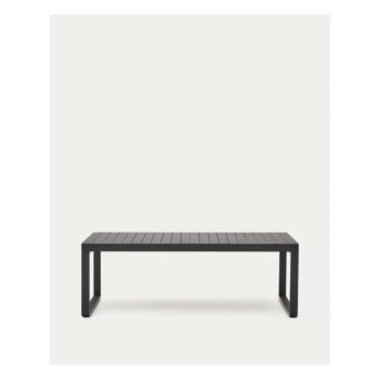 Kovový záhradný jedálenský stôl 100.5x220 cm Galdana – Kave Home - Image 8