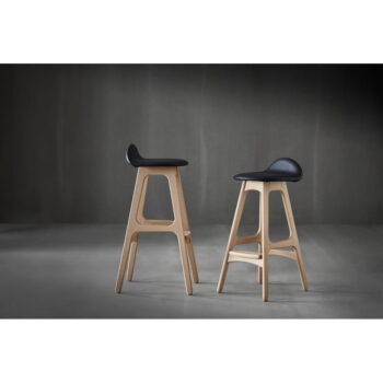 Kožená otočná barová stolička 86 cm Buck – Hammel Furniture - Image 6