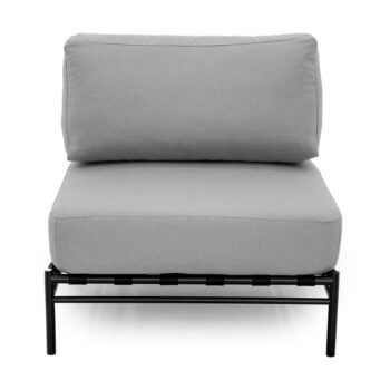 Svetlosivý modul záhradnej pohovky (stredový diel) Dandy – Sit Sit - Image 8