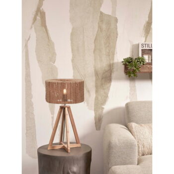 Stolová lampa s tienidlom z juty v prírodnej farbe (výška 51 cm) Iguazu – Good&Mojo - Image 4
