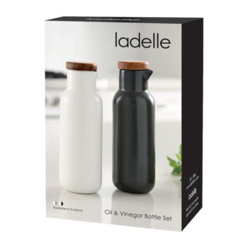 Porcelánová súprava na olej a ocot Essentials – Ladelle – Obrázok 2