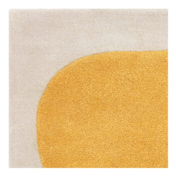 Okrovožltý ručne tkaný vlnený koberec 120x170 cm Canvas – Asiatic Carpets - Image 6