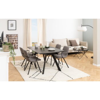 Keramický rozkladací jedálenský stôl 97x240 cm Blackburn - Actona - Image 6