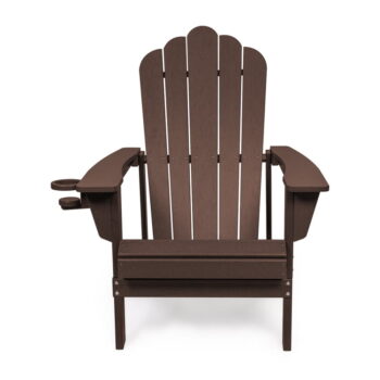 Hnedé plastové záhradné kreslo Adirondack – Bonami Selection - Image 2