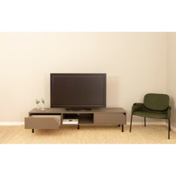 Tmavosivý TV stolík 177x39 cm Corner - Tenzo – Obrázok 8