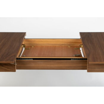Rozkladací jedálenský stôl s doskou v dekore orechového dreva 90x180 cm Glimps – Zuiver – Obrázok 2