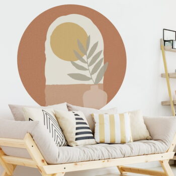 Samolepka na stenu 120x120 cm Sunrise and Olive Branch – Ambiance - Image 7