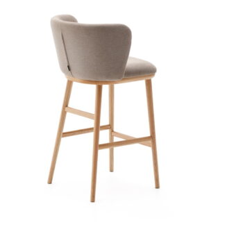 Svetlohnedá barová stolička (výška sedadla 65 cm) Ciselia – Kave Home – Obrázok 4