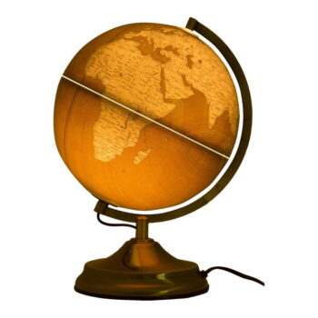 Stolová lampa v tvare glóbusu Mauro Ferretti Globe Bronze, ø 25 cm - Image 2