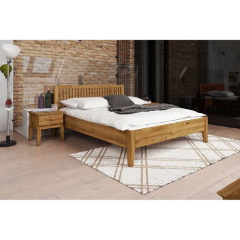 Dvojlôžková posteľ z dubového dreva 160x200 cm Odys - The Beds - Image 10