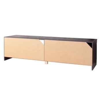 Hnedý TV stolík z borovicového dreva 45x44 cm Cubrix – Støraa – Obrázok 4