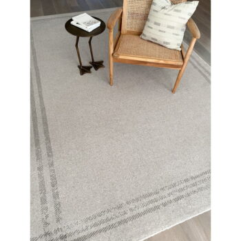 Krémovobiely vlnený koberec 200x300 cm Calisia M Grid Rim – Agnella - Image 6