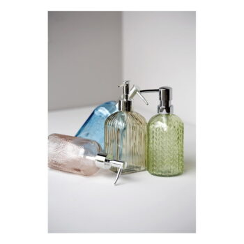 Zelený sklenený dávkovač mydla Wenko Vetro – Obrázok 2