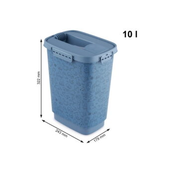 Modrý box na granule 10 l Cody - Rotho – Obrázok 7