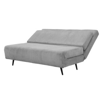 Svetlosivá menčestrová rozkladacia pohovka 140 cm Mallory – Støraa - Image 4