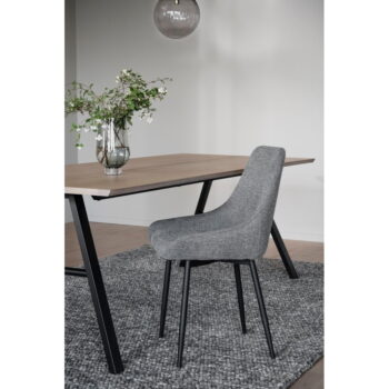 Jedálenský stôl s doskou v dubovom dekore 220x90 cm Brigham - Rowico - Image 11