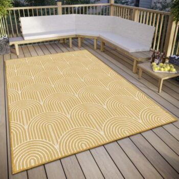 Okrovožltý vonkajší koberec 80x150 cm Pangli Ochre – Hanse Home - Image 2