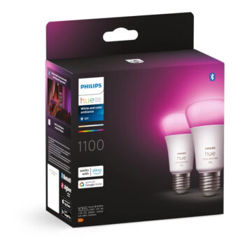 LED žiarovky v súprave 2 ks E27, 11 W White and color ambiance – Philips Hue - Image 3