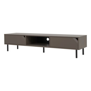 Tmavosivý TV stolík 177x39 cm Corner - Tenzo – Obrázok 2