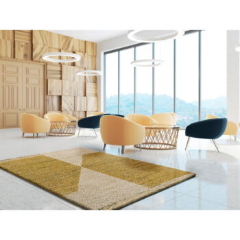 Horčicovožltý koberec Universal Ikone, 60 x 110 cm – Obrázok 2