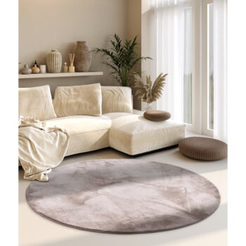 Svetlosivý okrúhly koberec ø 200 cm Leon – Villeroy&Boch - Image 2