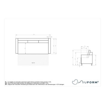 Tyrkysovomodrá zamatová rozkladacia pohovka Miuform Tender Eddie - Image 5