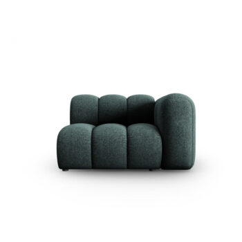 Tyrkysovomodrý modul pohovky (pravý roh) Lupine – Micadoni Home