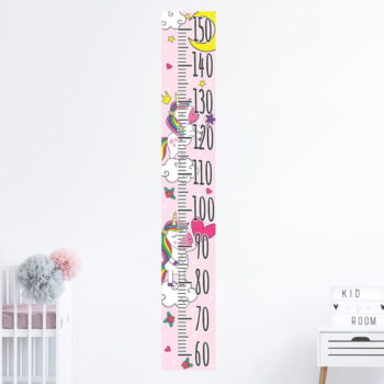 Detská samolepka – meter na dvere/na stenu 15x100 cm Unicorns – Ambiance - Image 2
