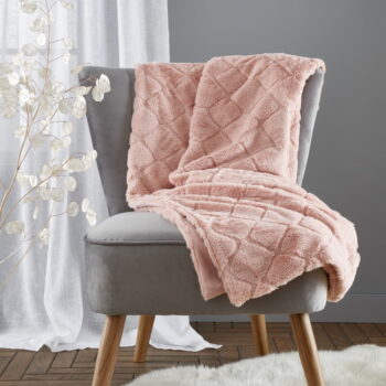 Deka 130x170 cm Cosy Diamond - Catherine Lansfield – Obrázok 2