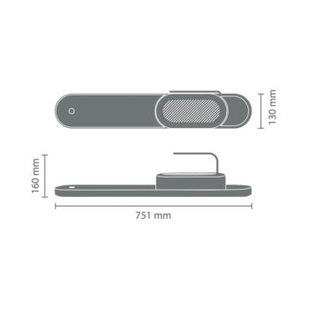 Sivý plastový stojan na umývacie prostriedky SinkStyle – Brabantia - Image 6