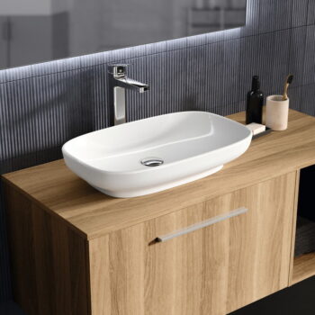Závesná skrinka pod umývadlo v dekore duba v prírodnej farbe 80x44 cm i.Life B – Ideal Standard - Image 9