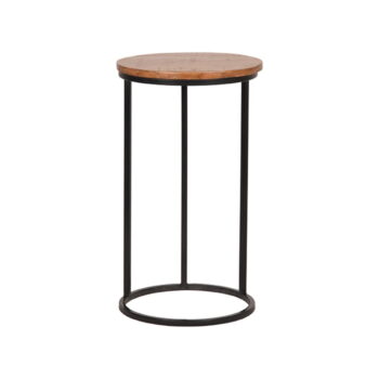 Okrúhly odkladací stolík z mangového dreva ø 35 cm Motion – LABEL51 - Image 2