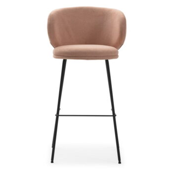 Svetloružové barové stoličky v súprave 2 ks (výška sedadla 65 cm) Rush – Marckeric – Obrázok 2