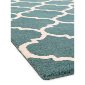 Modrý ručne tkaný vlnený koberec 200x290 cm Albany – Asiatic Carpets - Image 3