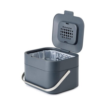 Tmavosivá nádoba na kompostovateľný odpad Joseph Joseph IntelligentWaste, 4 l - Image 2