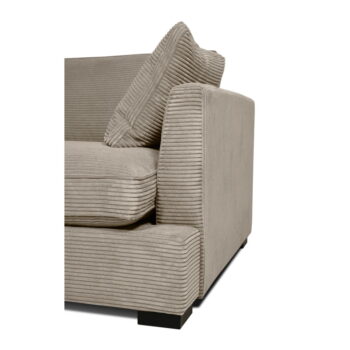 Béžová menčestrová pohovka 132 cm Mobby – Scandic - Image 6