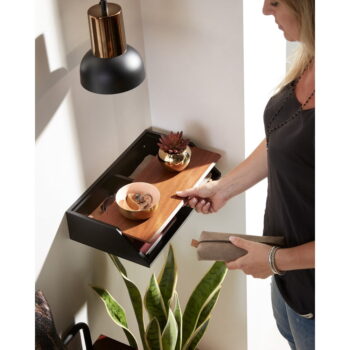 Čierne závesné svietidlo Kave Home Amina, výška 15 cm - Image 3