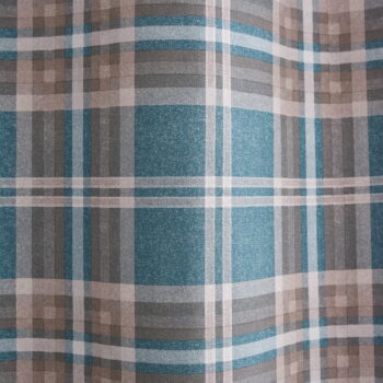 Hnedé/tyrkysovomodré závesy v súprave 2 ks 168x229 cm Tweed Woven Check – Catherine Lansfield - Image 3