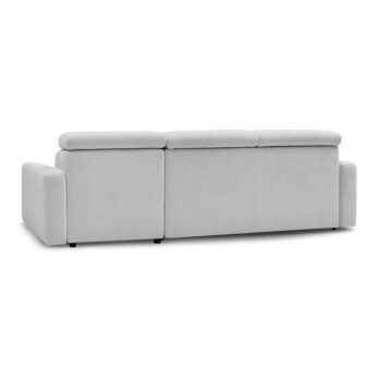 Svetlosivá rozkladacia rohová pohovka (variabilná) Monaco – Bobochic Paris - Image 11