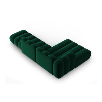 Tmavozelená rohová pohovka (ľavý roh) Lupine – Micadoni Home - Image 4