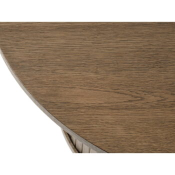 Hnedý okrúhly konferenčný stolík v dekore duba ø 90 cm Nola – Unique Furniture - Image 4